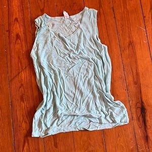 Turquoise Jones New York viscose tank